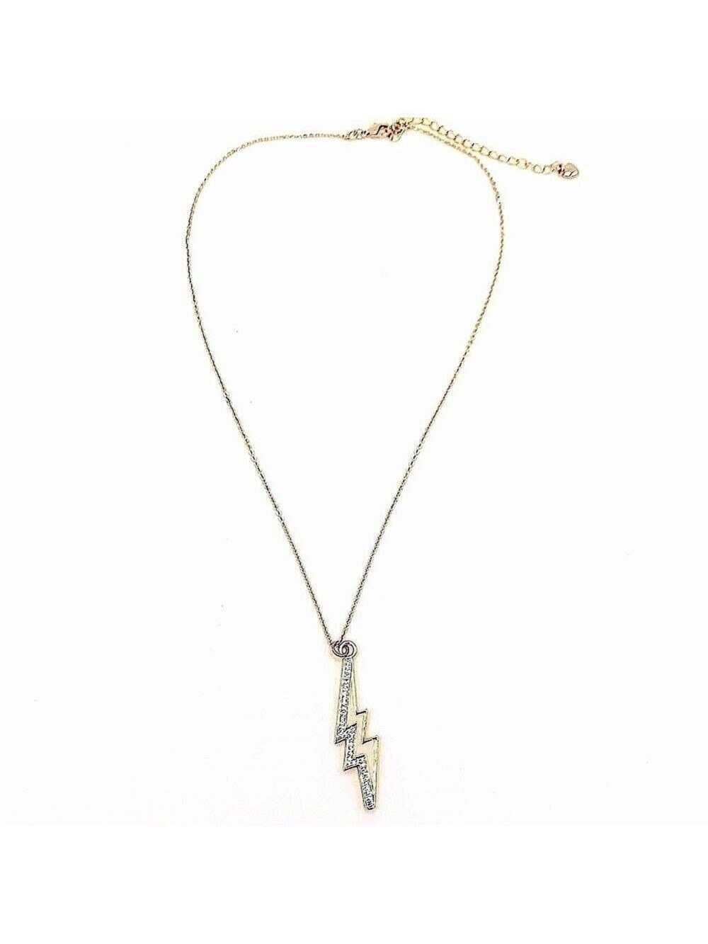 16 inch 14k gold filled chain with lightening bolt